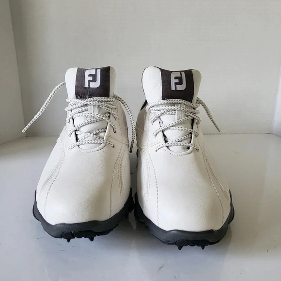 Mens Foot-Joy Super  Lights 9M White/Gray Golf Shoes. - Picture 8 of 8